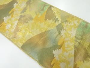 アンティーク 樹木模様織り出し袋帯(材料)